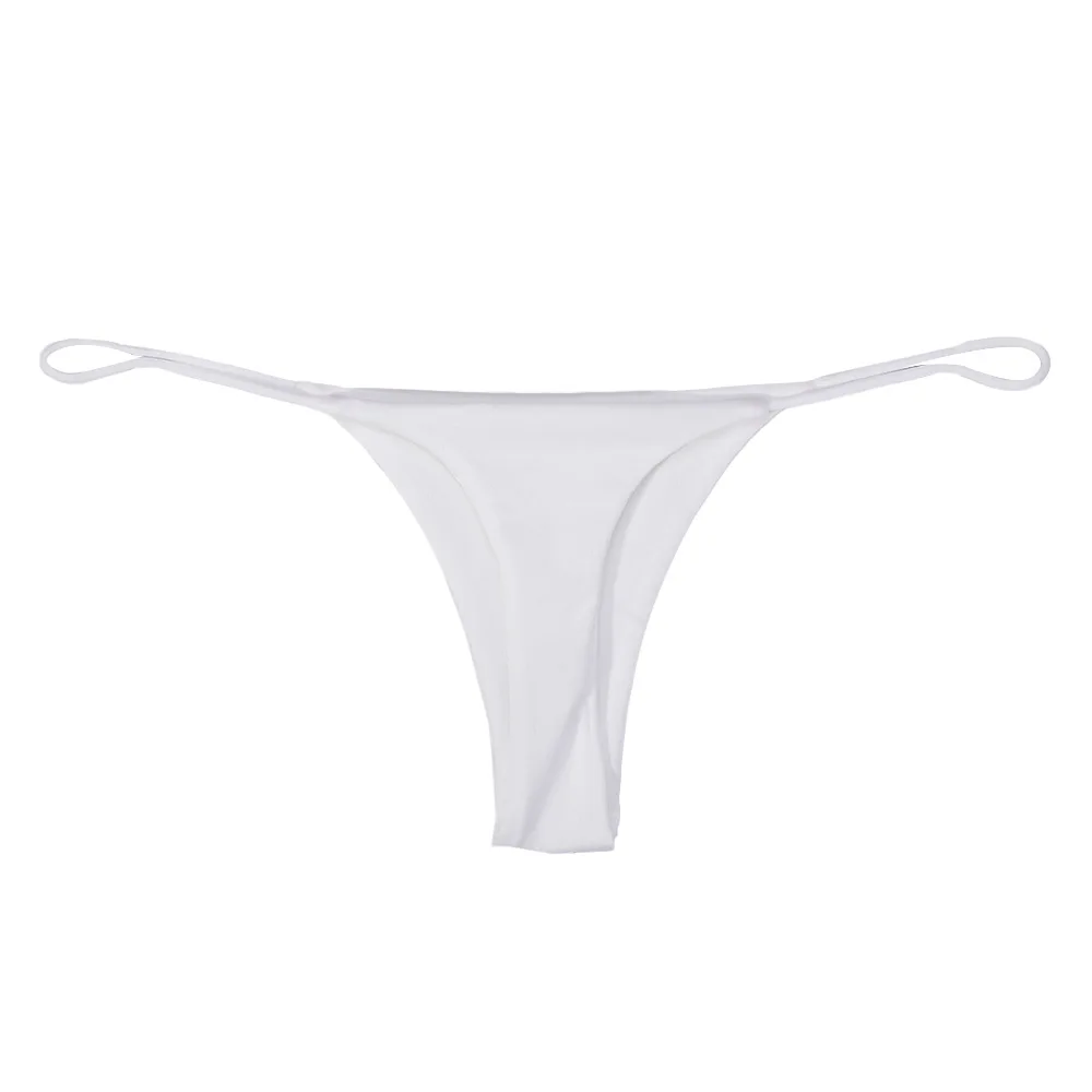 

Female Sexy Thin Strappy Low Rise Cotton Bikini G Strings Underwear Thongs Panties