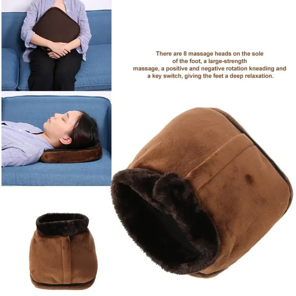 Coussin chauffant électrique pour les pieds et les mains, masseur, non ald, lavable, coussin chauffant, polymères d'acupression