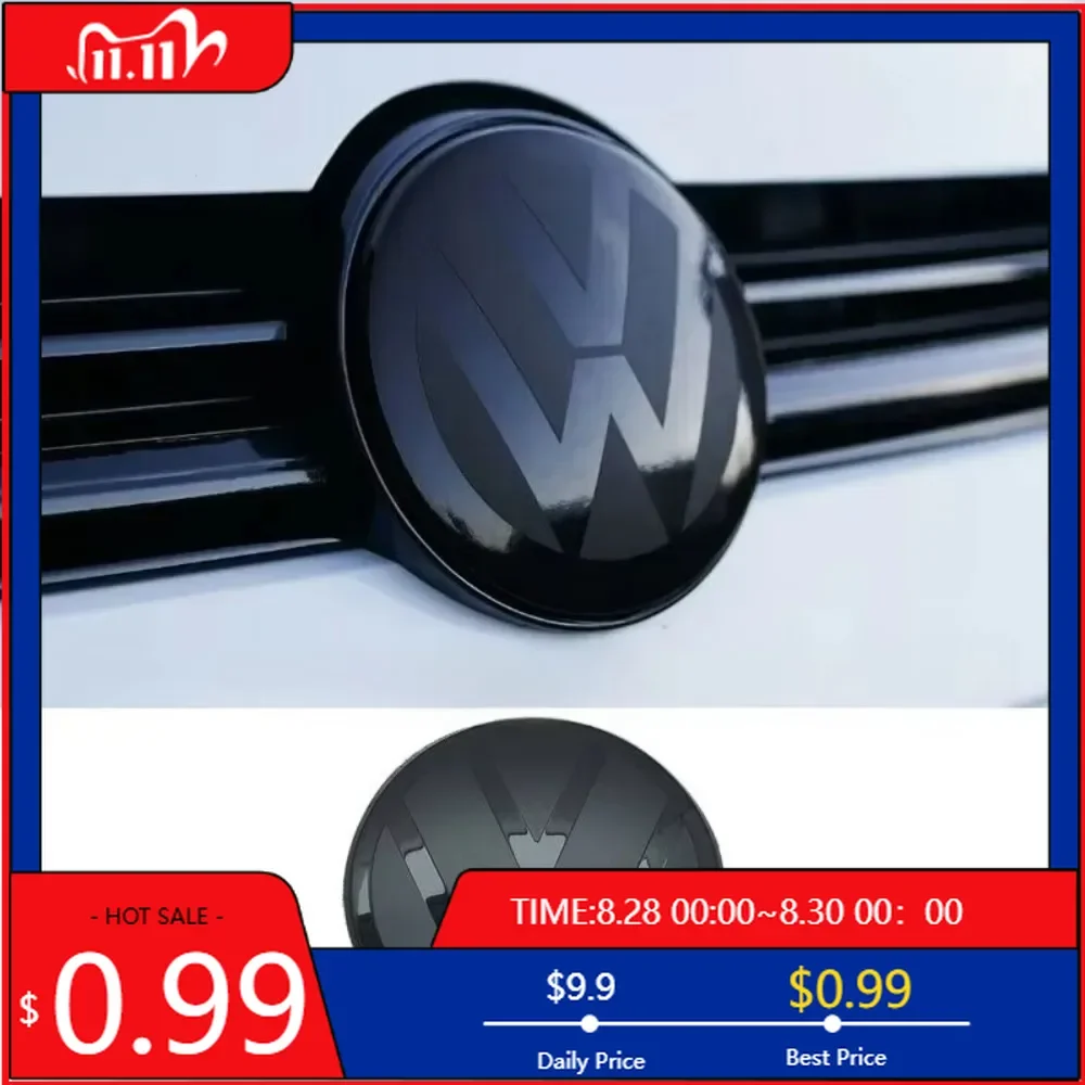 

Колпаки ступиц для VW Volkswagen Golf MK6 MK7 MK7.5 MK8 2010-2024, модификация автомобиля, наклейка с логотипом, не влияет ACC, передняя и задняя эмблема Badg