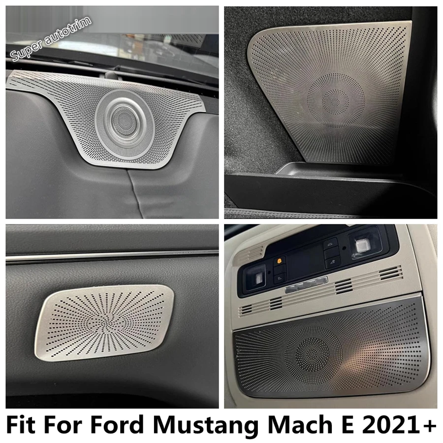 Dashboard Speaker / Reading Light / Rear Door Tweeter / Trunk Horn Frame Trim Accessories For Ford Mustang Mach E 2021 - 2023