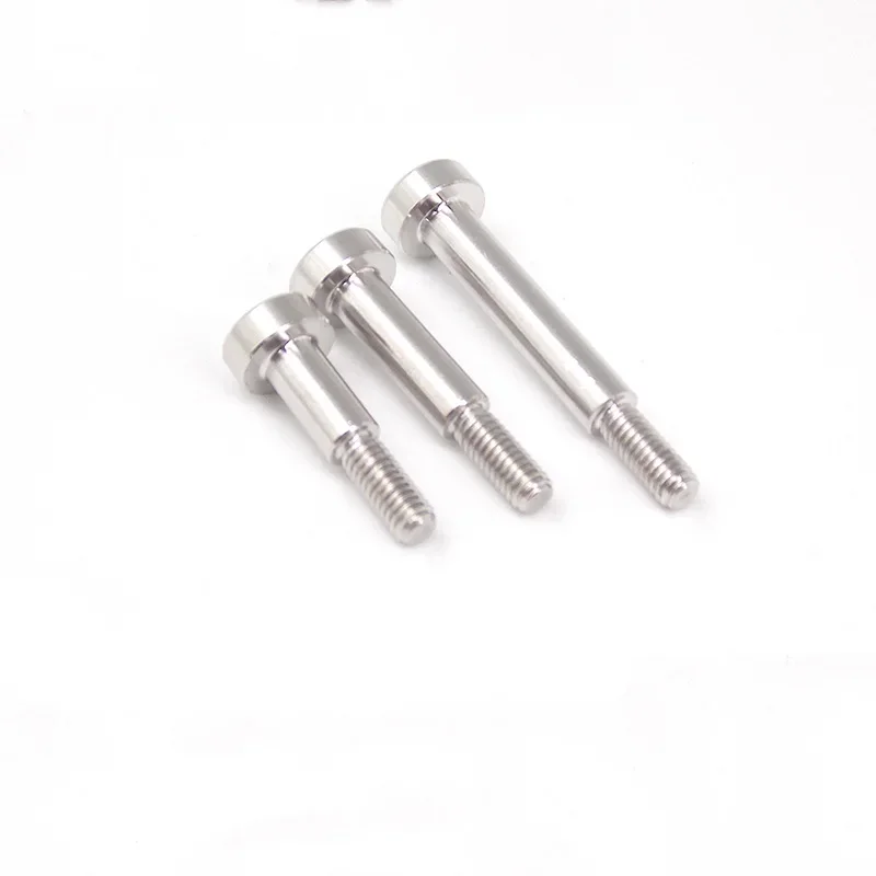 Best1 5pcs M4 stainless steel diameter 0.5mm plug screw shoulder hex screws mold stop bolts 13mm-40mm length