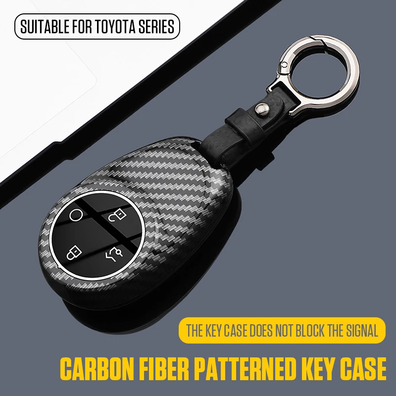 Car Key Cover Fits For Toyota bZ7 (For Star‑Flash Key Only), bZ3X (2025‑2026 Full Trims Knight Edition), bZ4X Car Key Shell Prot