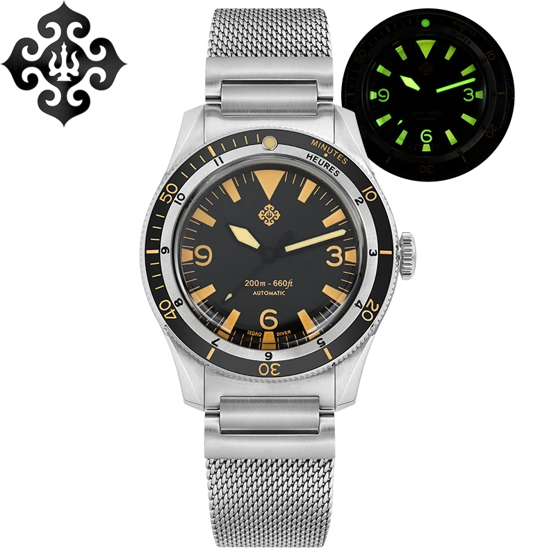 

IPOSE IX&DAO 40mm Diver Watch for Men GMT 5303 PT5000 Automatic Mechanical Watches Stainless Steel Sapphire Classic Wristwatch