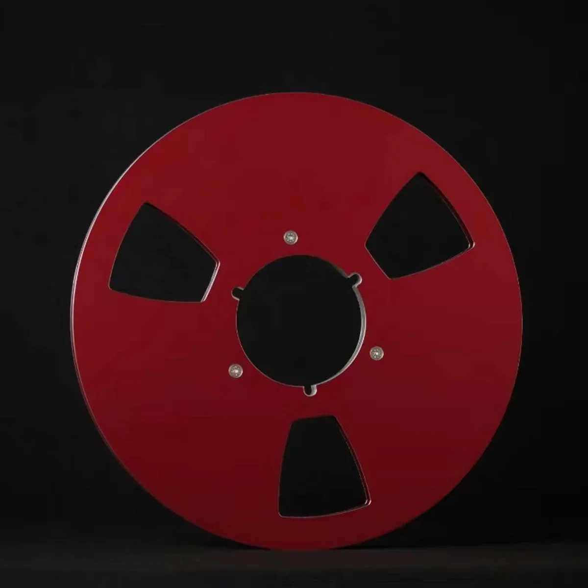 

10" X 1/4" Aluminum Black Empty Tape Reels for Reel-to-Reel Tape Recorders Compatible with Studer ReVox TEAC BASF And Technics