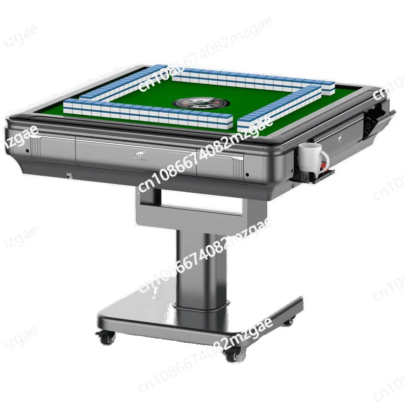 

Mahjong machine automatic folding mahjong table dual-purpose four-port machine roller coaster home machine