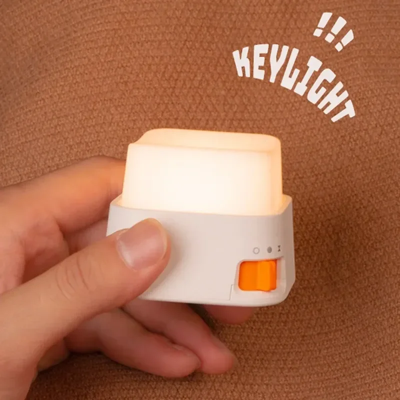 Lampu Meja Mini USB Modern Gaya Baru 2025, Dekorasi Liburan LED Baterai, Lampu Tidur USB Isi Ulang untuk Kamar Tidur, Cocok untuk Hadiah