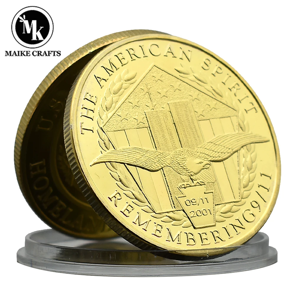 

The American Spirit Metal Plated Crafts Commemorative Coin Collection Gift