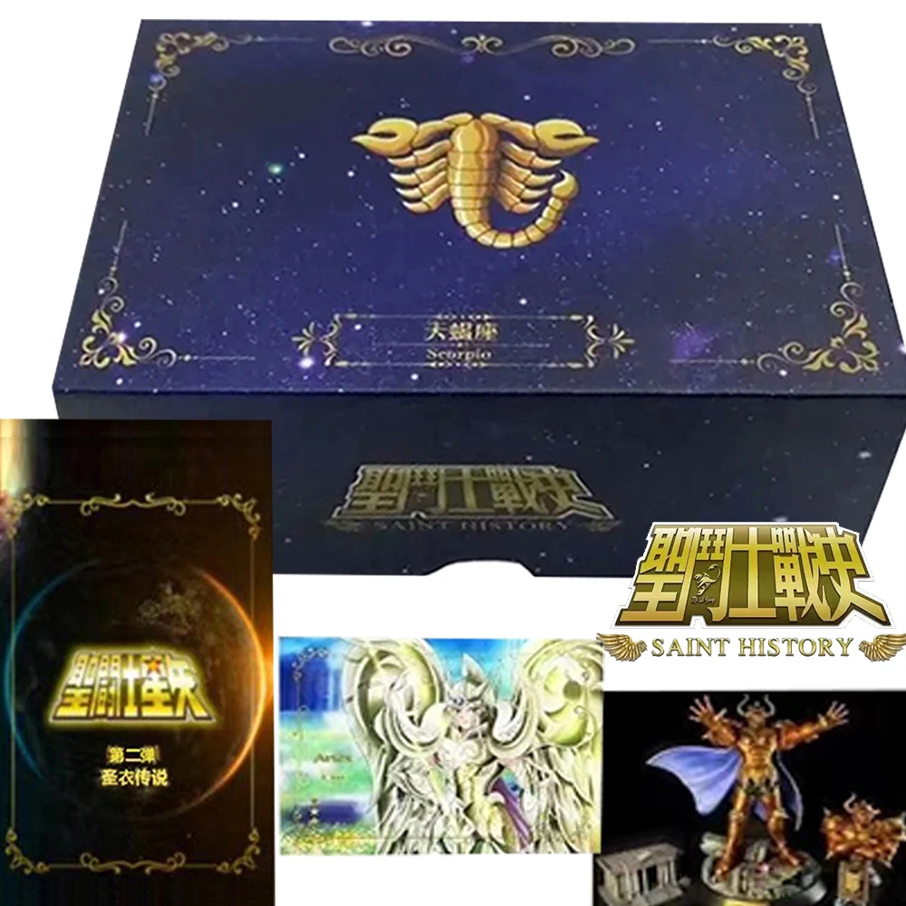 Saint Seiya History Card Series Collection Goddess Athena Anime High Quality Fine Transformation Card Children Christmas Present