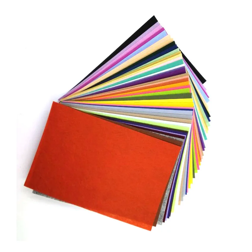 

60-color, various color stitched high-quality felt fabric DIY handicraft non-woven fabric colorful art materials 60-color mixed