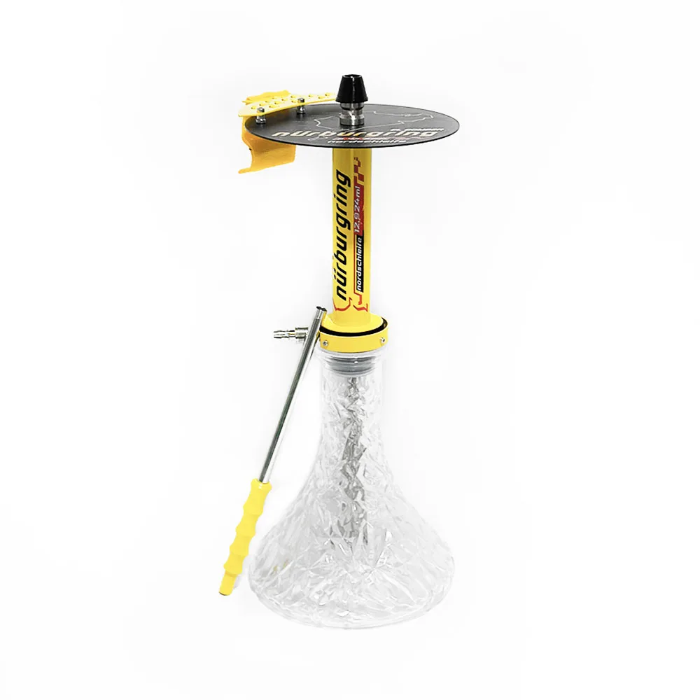 

Russian Hookah El Bomber Midnight Hookah Yellow Aluminum Shisha Narguile Smoking Set Hookah Without Bottle