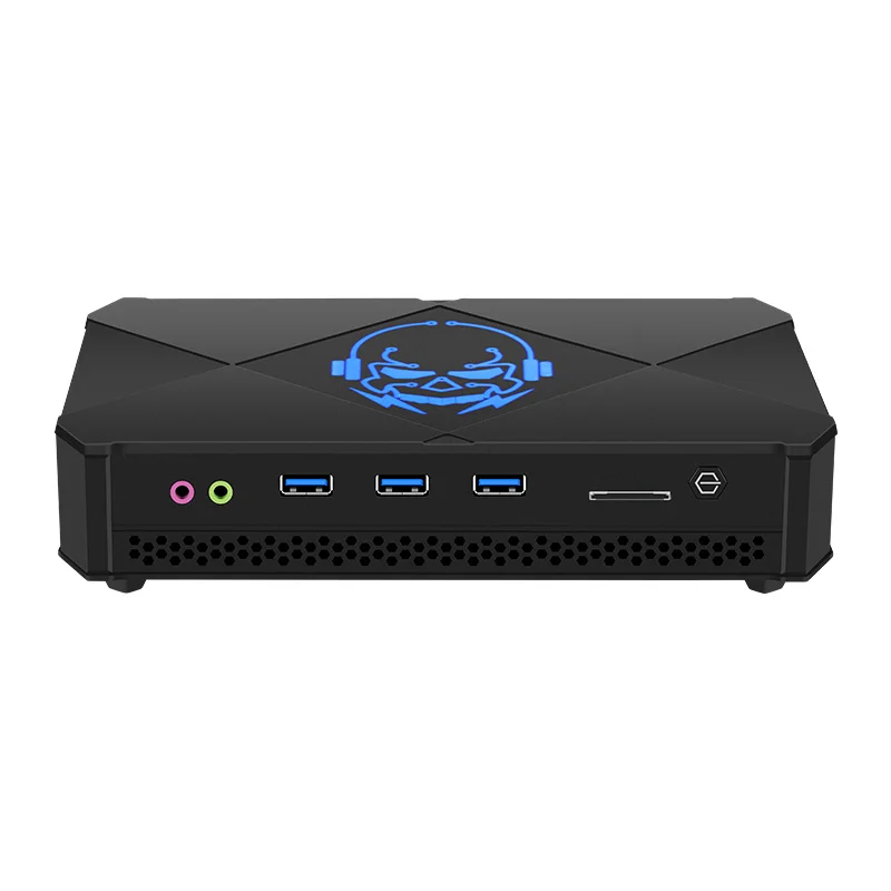 Mini PC da gioco Helorpc con AMD Ryzen7 7840HS 2xDDR5 RAM 2xM.2 NVME WiFi6 Supporto Windows10 Ready Computer compatto per ufficio