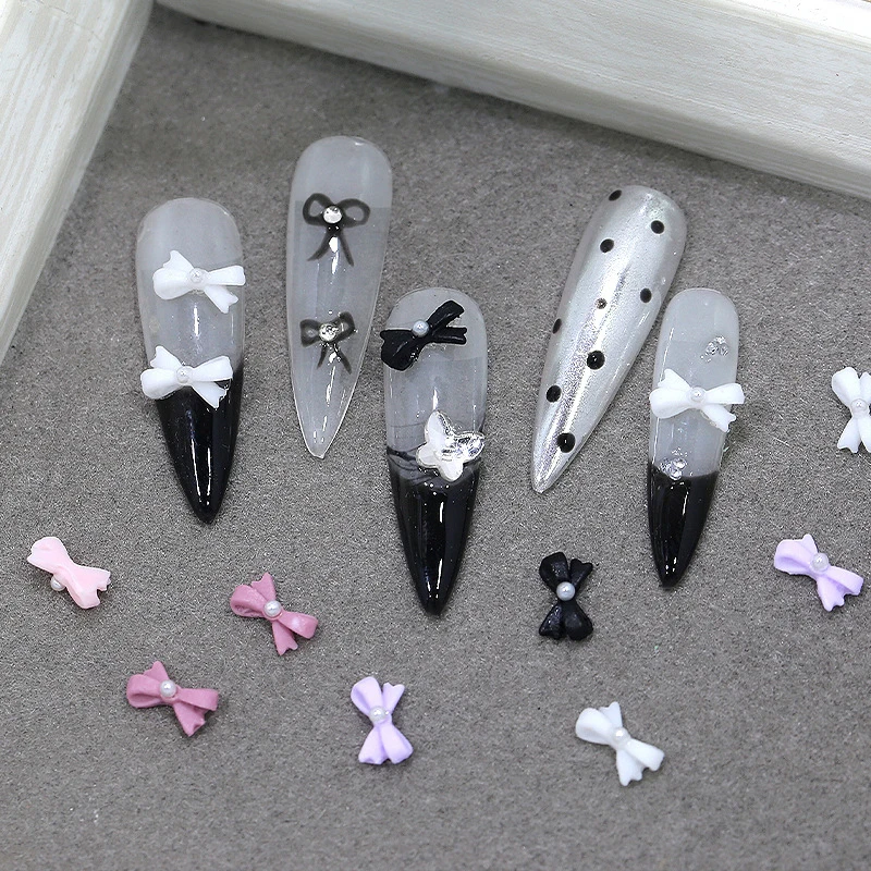 Lightweight Butterfly Rhinestone Nail Art Tools Arco colorido 3D, enfeites de arco, estilo fashion, Shiny Bow, Nail Art Tools