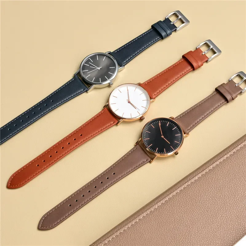 Cxd NEUESTE 20/22/24mm Öl Wachs Vintage Echtes Leder Armband Männer Frauen Weiche Dünne Rindsleder Armband für Seiko Omega Uhr Armband