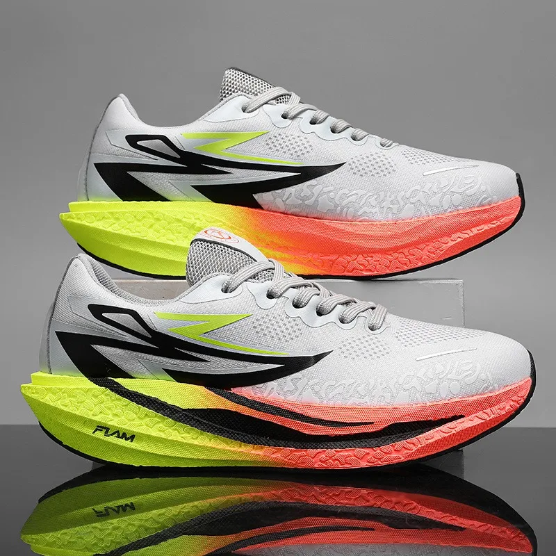 

Men Sports Running Shoes Casual Marathon Breathable Lightweight Women's Comfortable Athletic Nonskid Walking Sneakers Outdoors