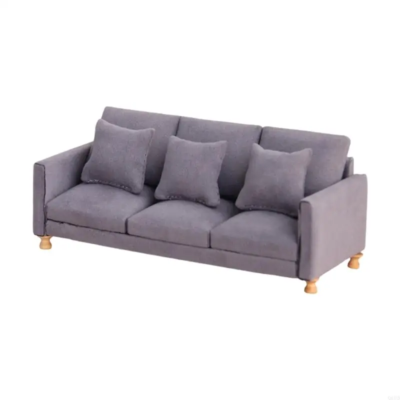 Nhà Búp Bê Mini Sofa Mẫu Hình 1/12 Thực Tế Đồ Nội Thất Hình Cho Trẻ Giả Vờ Chơi Trò Chơi Trang Trí Cảnh