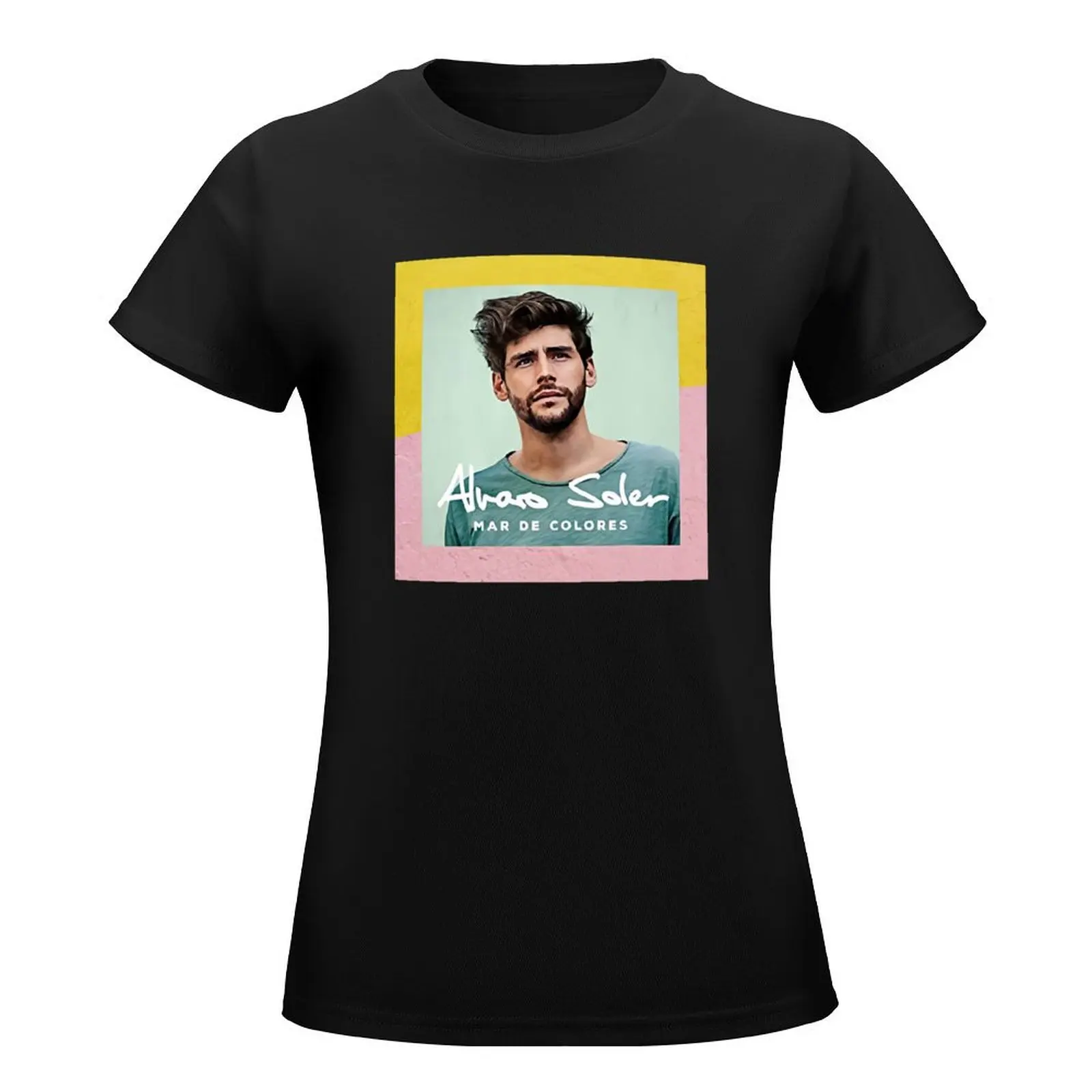 Alvaro Soler - Mar De Colores T-Shirt Short sleeve tee cute clothes t shirts for Women loose fit