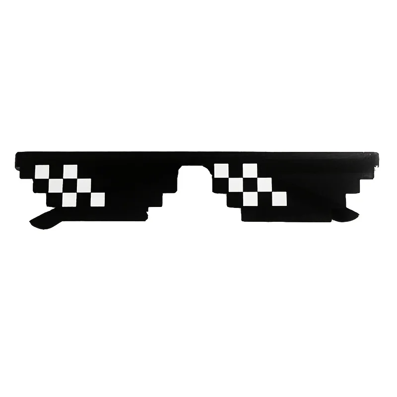 Pixelated Mosaic Glasses New Mosaic Glasses Double Cool Funny party glasses Pixel party glasses Party Photo Prop Glasses