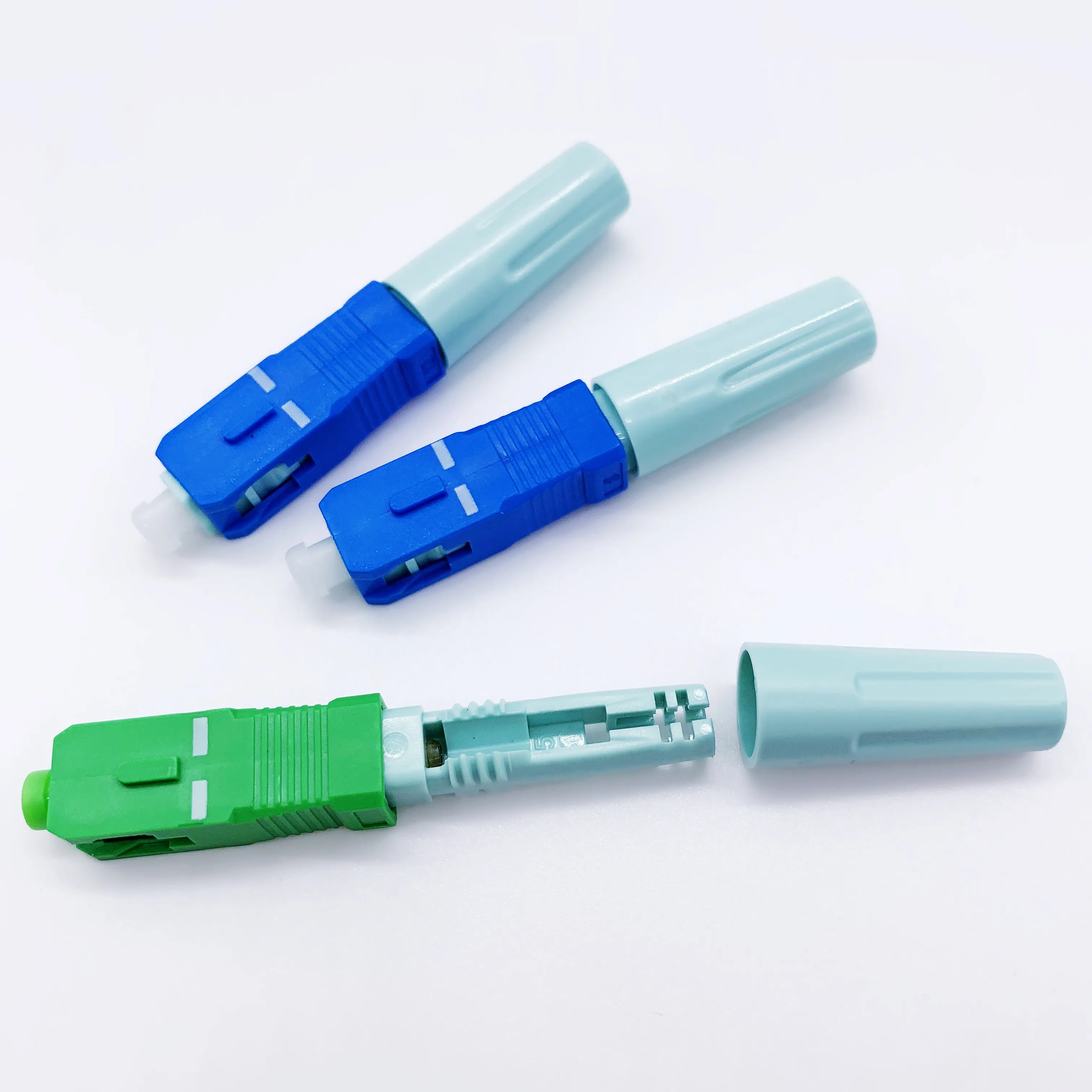 FTTH SC APC UPC Connector Fast Fiber Optic Connector fast connector SM Single-Mode Cold Connector Tool Fiber Optic Tool
