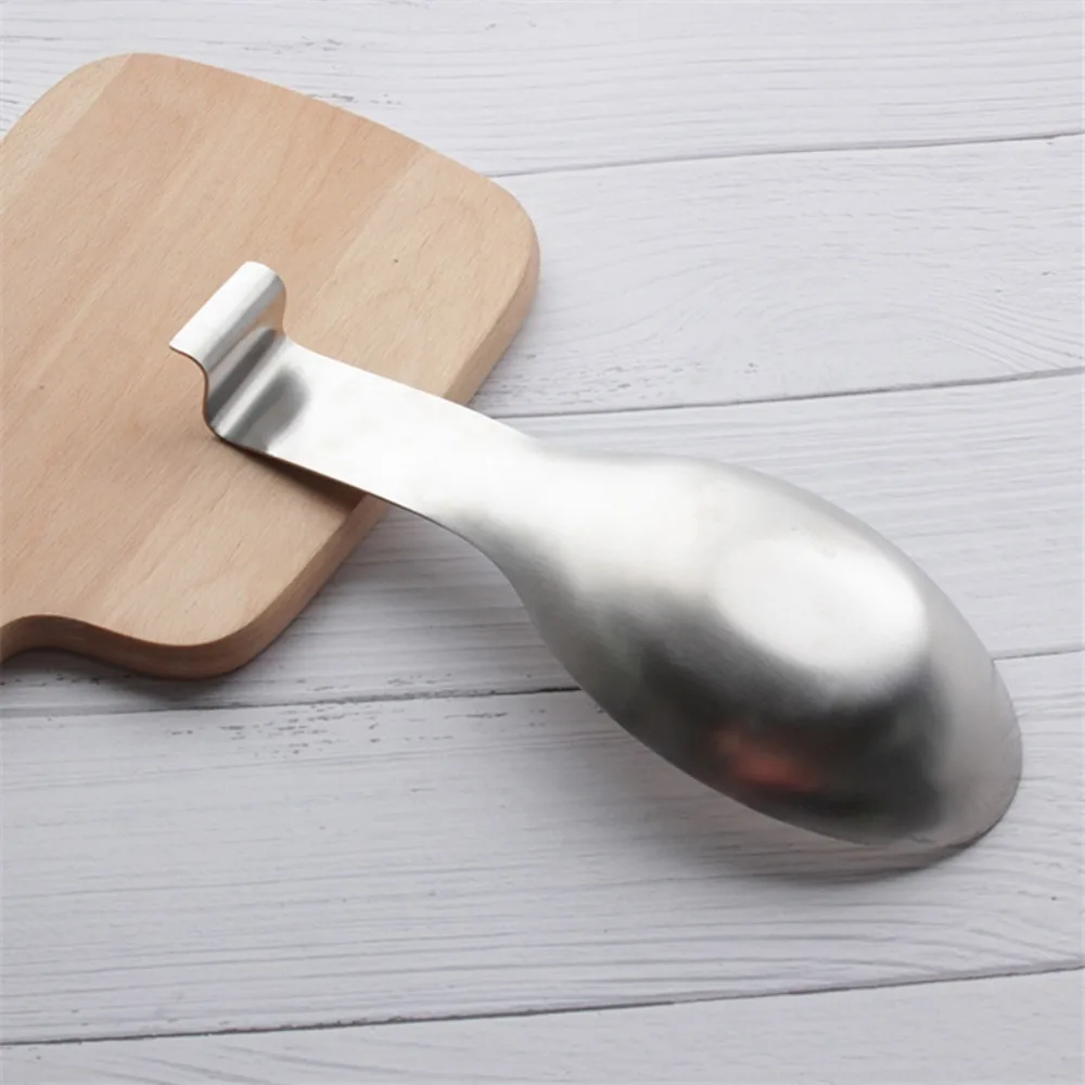 Stainless Steel Spoon Rest-Spatula Ladle Holder Tray Spoon Spoon Mat Thicker Tray Spoon Mat Spoon Rest
