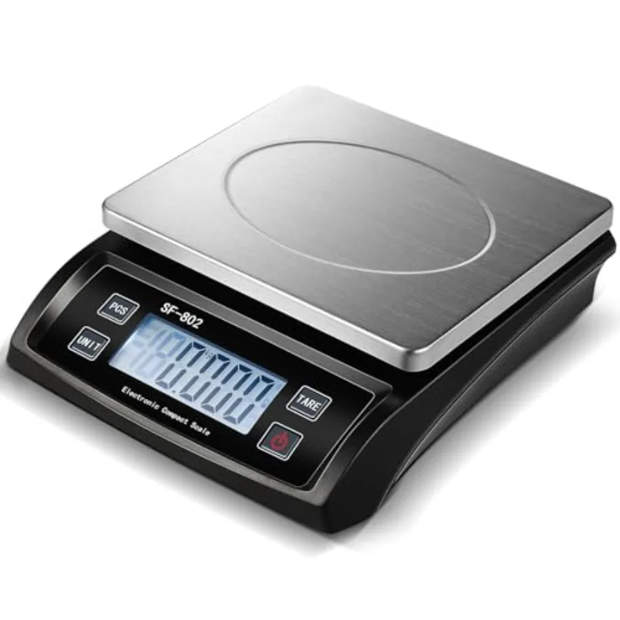 

Large Digital Kitchen Scale 66LB 30kg Commercial Food Scale Stainless Bread Scale with LCD Display Commercial Weighing Devices