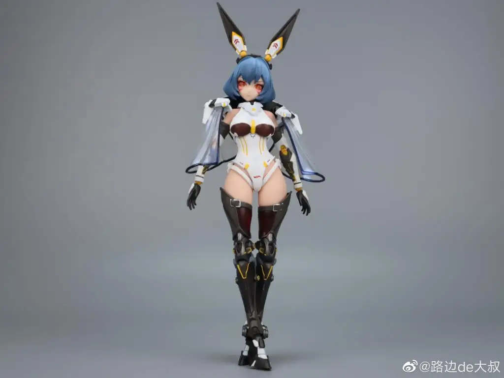 

【В НАЛИЧИИ】НОВАЯ ядерная золотая реконструкция виски Sour Bunny Girl 1/9 металлический ПВХ мобильный костюм фигурка девушки с коробкой