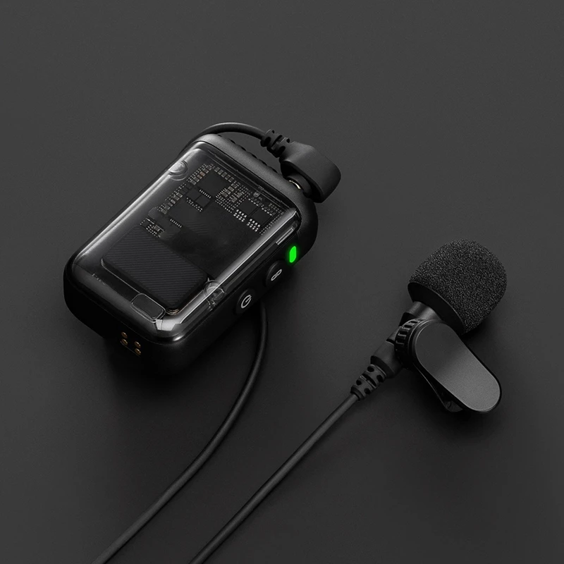 AT12 لـ DJI Lavalier Mic تسجيل عالي الجودة مدمج وسهل إخفاء زاوية قابلة للتعديل DJI جزء الملحقات الأصلية