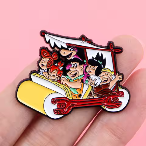 Cartoon Family Enamel Pins Funny Brooches Badge Lapel Pin For Backpack Clothes Accessories Fashion Jewelry Birthday Gifts