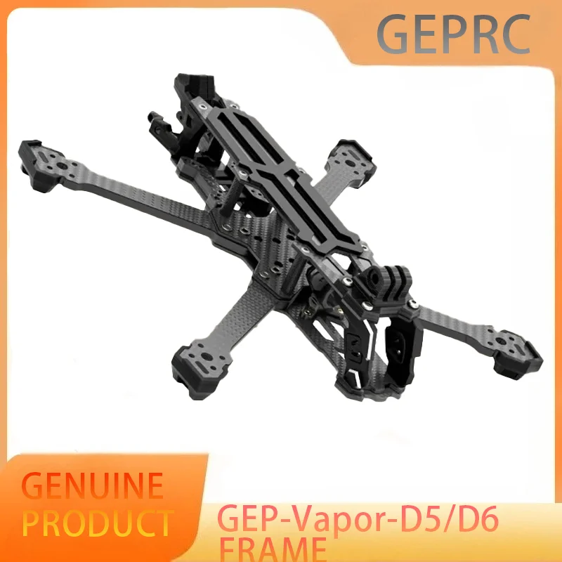 

GEPRC GEP-Vapor-D5 D6 Frame Kits Suitable for Vapor Drone Carbon Fiber Frame DIY RC FPV Quadcopter 5-6 Inch Accessories Parts