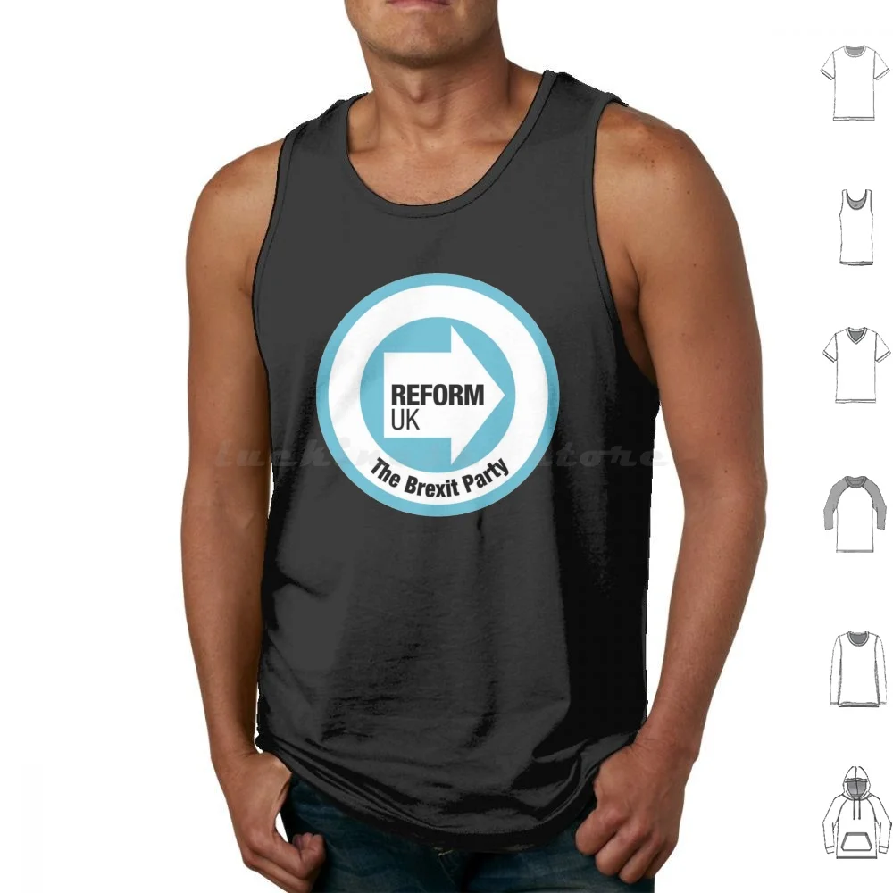 Reform Uk The Brexit Party Tank Tops Print Cotton Reform Party Reform Uk Uk Reform Party Uk Reform Uk Reform Nigel Farage