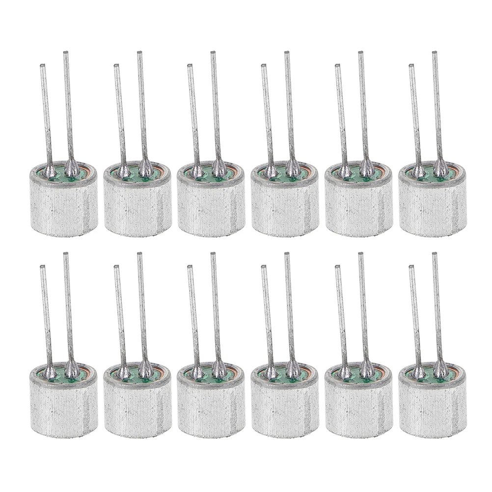 

30pcs Electret Microphone Head Cylindrical Condenser Copper Inserts High Sensitivity Omnidirectional Pickup Sound Control DJ