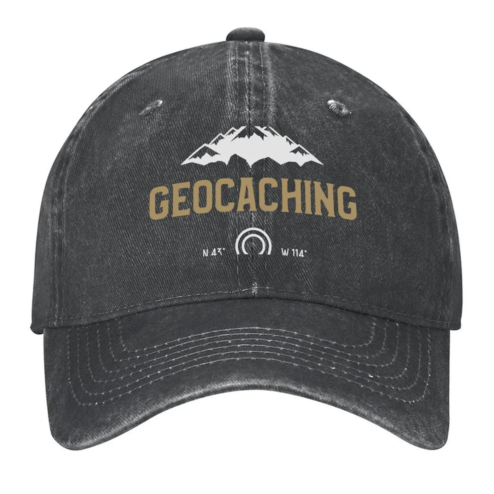 

Let's Go Geocaching Baseball Cap fashionable Hat Luxury Brand Gentleman Hat Trucker Cap Woman Men's