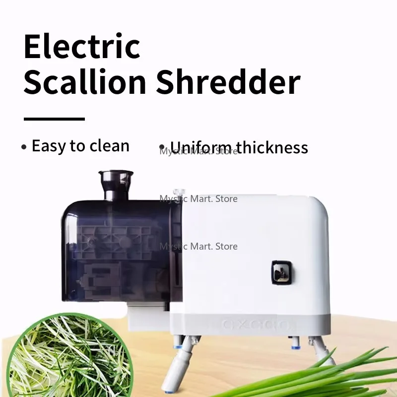 Electric Green Onion Shredder Commercial Slicers Scallion Shredder Kitchen Dining Hall Superfine Vegetable Shredder