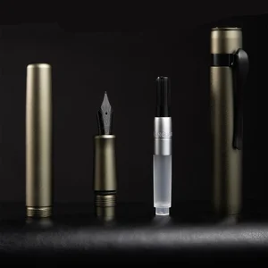 Hongdian M2 Fountain Pen Mini Black Forest Metaverse Design EF F Ujung Pena Perlengkapan Kantor Sekolah Alat Tulis Tulis Hadiah Berkualitas Tinggi 8 alat tulis mini penjualan terbaik - №