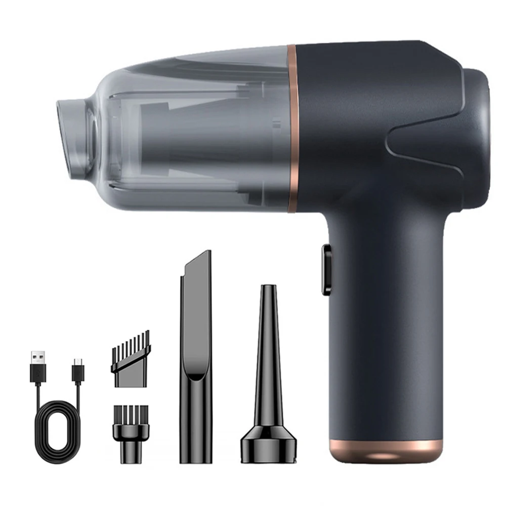 مكنسة كهربائية صغيرة للسيارة، منظف محمول لاسلكي للأجهزة المنزلية، آلة تنظيف قوية، منظف السيارة للوحة المفاتيح #5