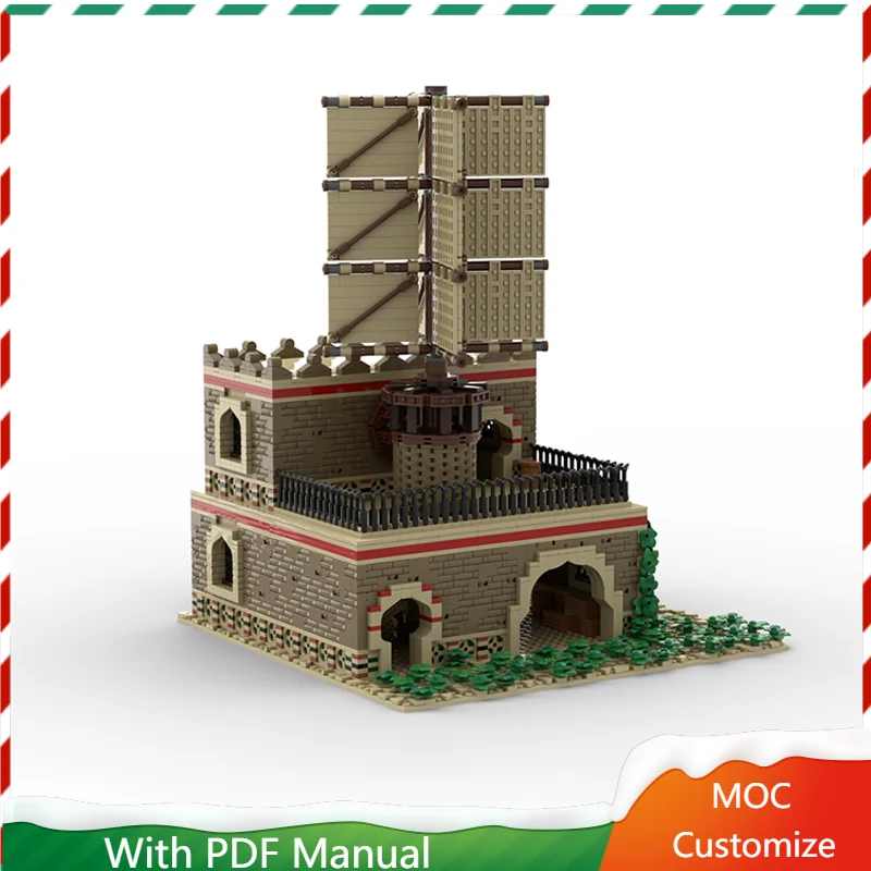 

4016 PCS MOC Medieval Luxury Mill Scene Architecture Building Block Customize Diy Education Assembly Kids Toys Birthday Gifts