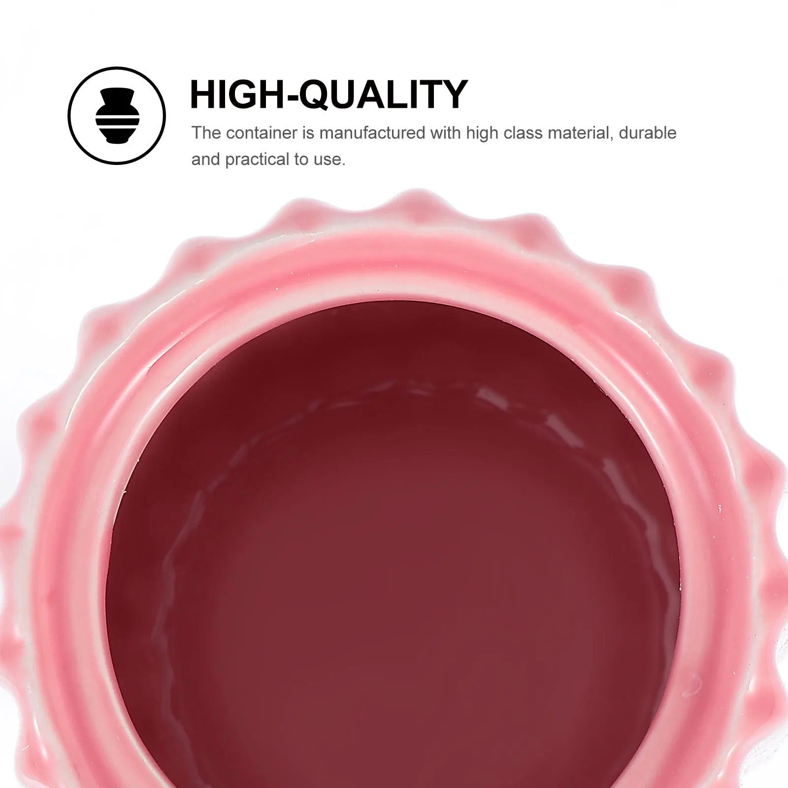 

1Pcs High Quality Ceramic Storage Jar Smooth Surface Sealing Food Container for Kitchen Organization Rabbit Ear Decor