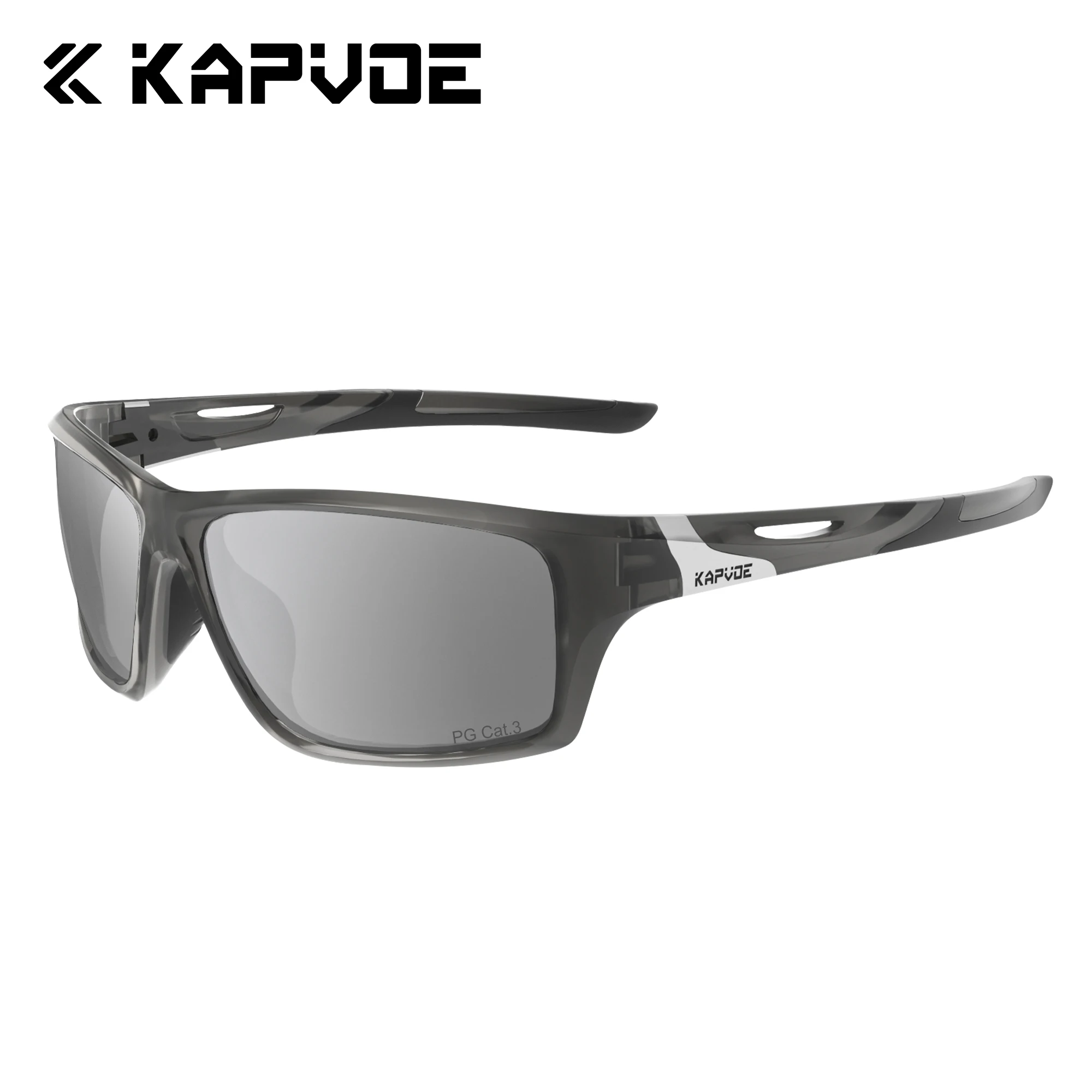 KAPVOE Polarisierte Wander- und Angelbrillen Strand-Essentials Rennrad-Sonnenbrillen MTB Fahrrad Outdoor-Sport Golf-Brillen