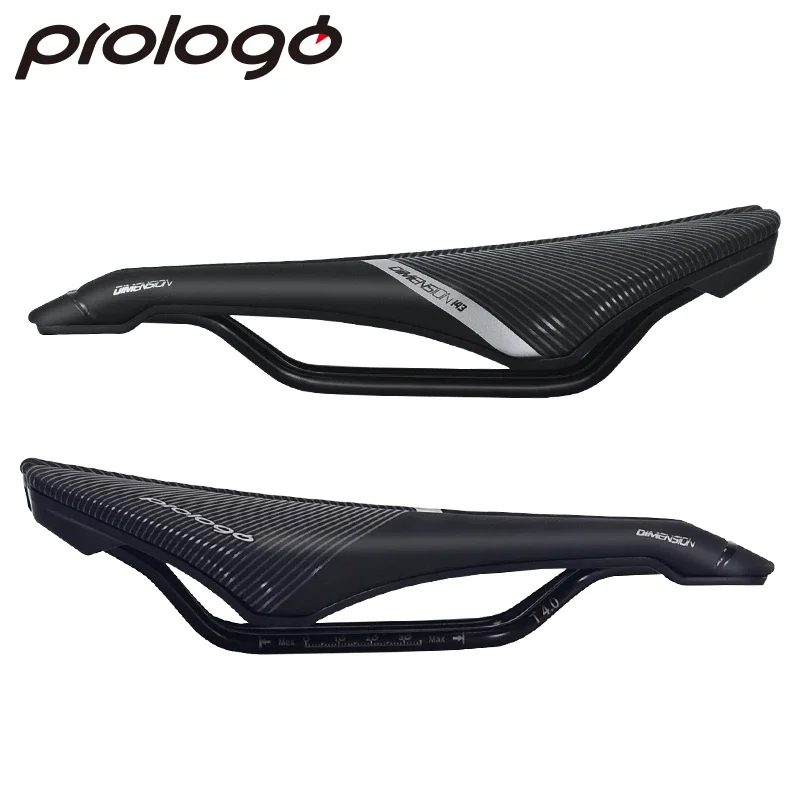 Prologo Dimension 143 Unisex Short Nose Bicycle Saddle for Road Bike MTB XC Off-Road T4.0 Tirox Rail 245x143mm Cycling Parts