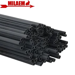 6/12/24/50pcs 30inch Archery Pure Carbon Arrow Shaft Spine 340 ID6.2mm OD7.25mm Bow And Arrow Shooting Hunting Accessories