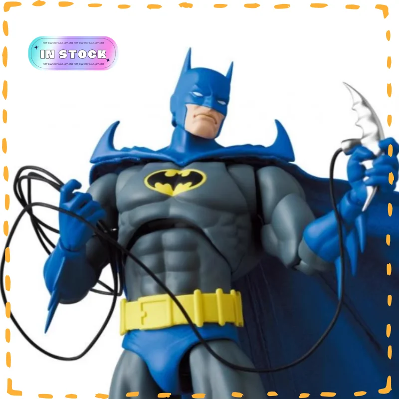 

In Stock Mafex Anime Figures Batman Figure Bruce Wayne Action Figurine Collection Statue Desk Decoration Ornament Gift
