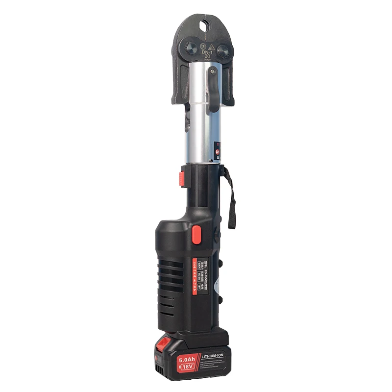 

ES-1550 Black Lithium - Powered Pipe Crimping Tool, 18V 5.0Ah, for Copper/Aluminum Pipes Crimping in Plumbing & HVAC