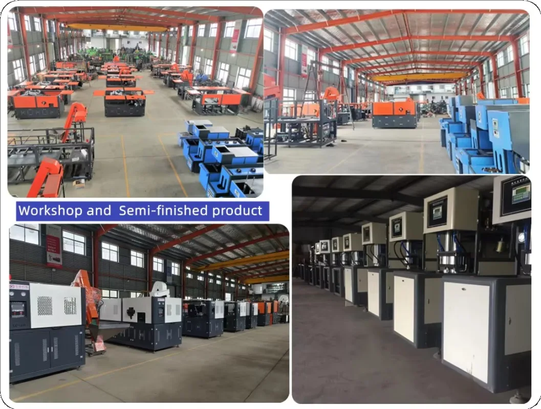 Semi Automatic Extrusion Blow Molding Machine PET Water Juice Bottle Maker High Speed Custom