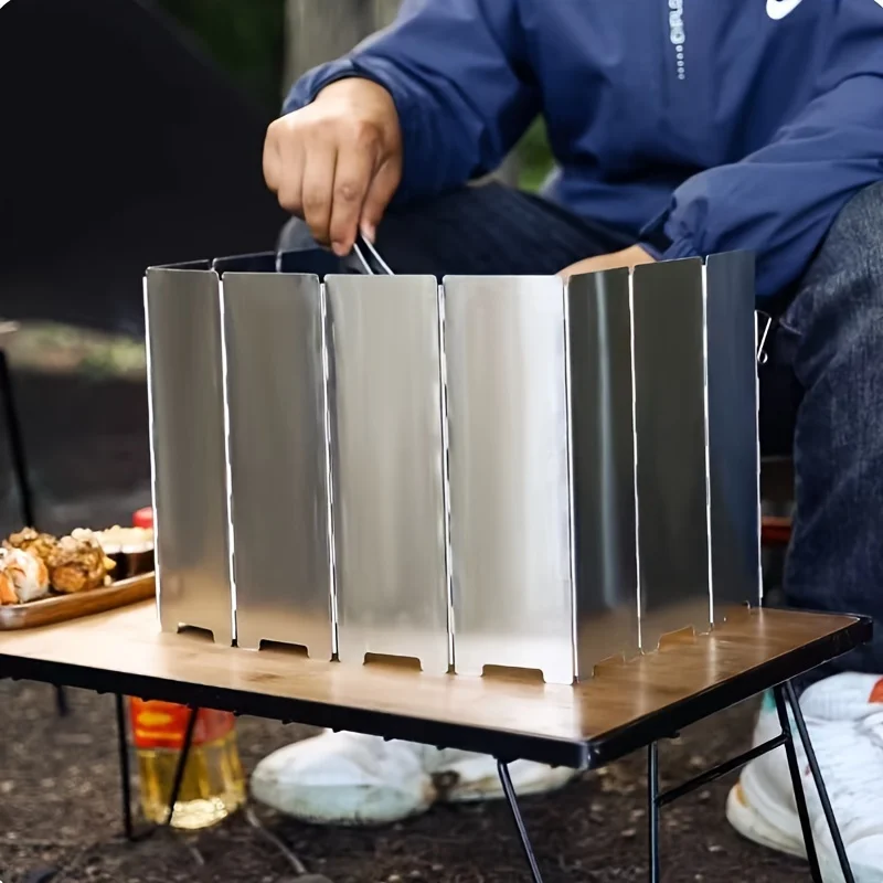 

Уличная плита для пикника, ветрозащитная доска, газовая плита для кемпинга, карточная плита, ветрозащитная доска, ультра легкая портативная складная плита