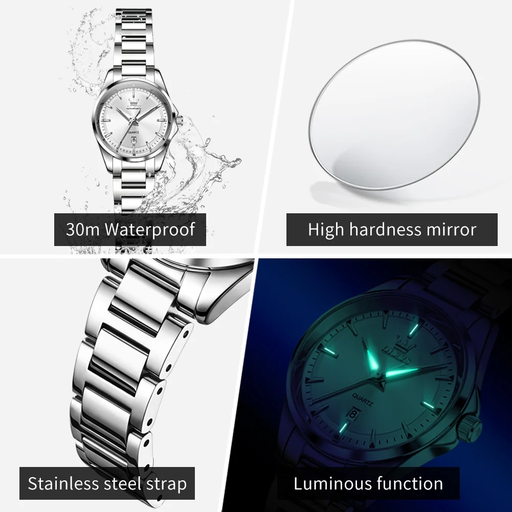 Women's Authentic Quartz Watch with Gift Box