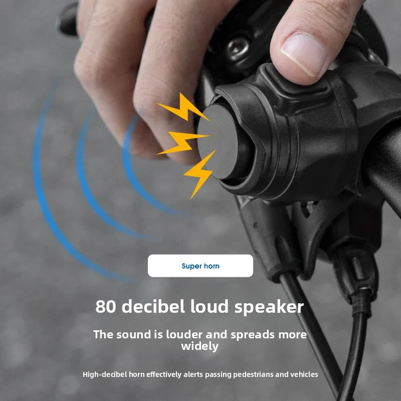 WEST BIKING Bicycle Bell Cycling USB Electric Horn Road Mountain Bike Children's Car Warning Electric Bell