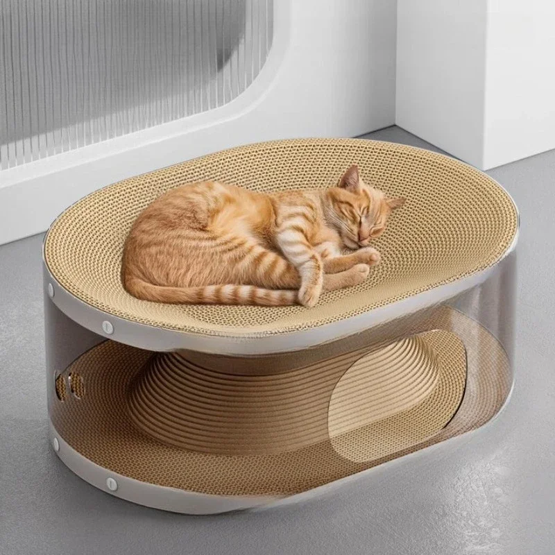 Cat scratching board, cat nest integrated, scratch-resistant and wear-resistant  claw board, vertical self-hi claw