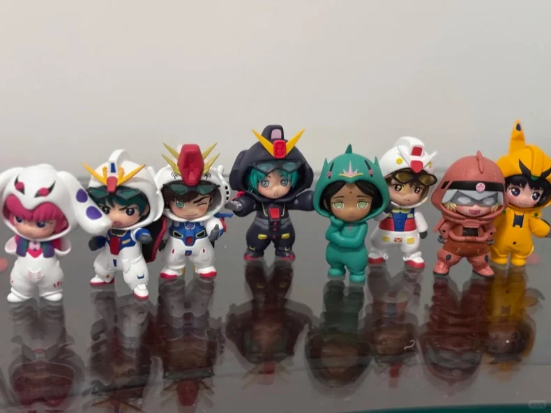 Authentische Bandai BNFIGURE Q Pajama Mobile Suit Gundam Universal Century Blind Box, zweite Sammlerfigur, Anime-Figur, Dekoration, Spielzeug, Geschenk. – Detail 3