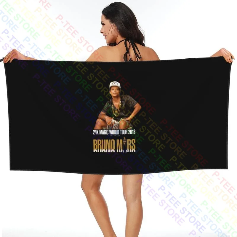 Bruno Mars 24K Magic World Tour 2018 Quick dry Towel For Gym Swimming Sports Towel