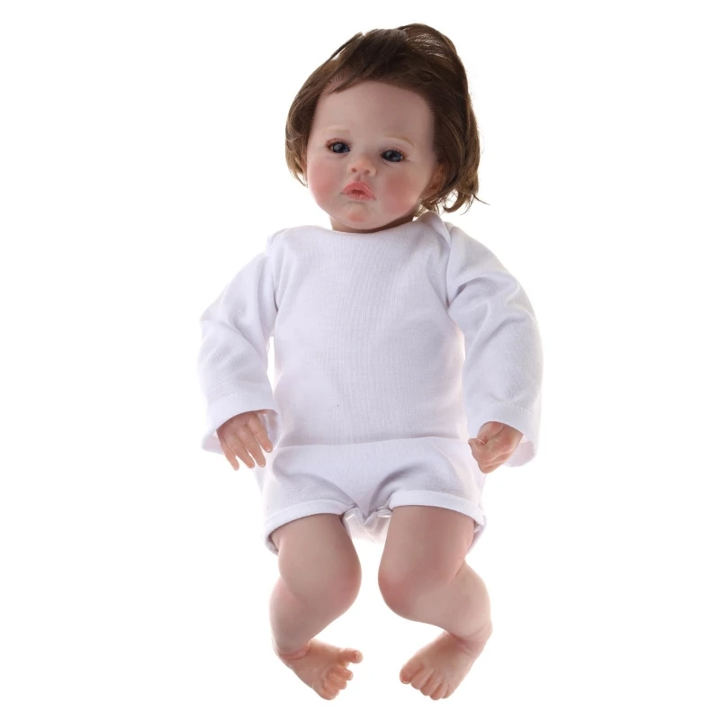 

45cm Real Looking Baby 3D for Doll Soft Silicone Realistic Looking