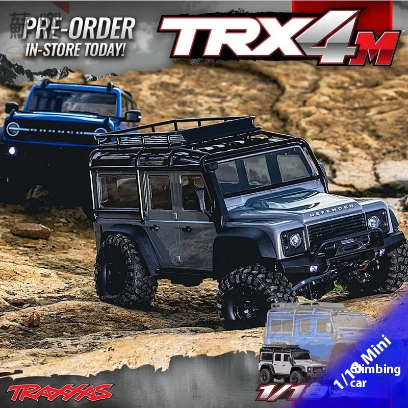 Traxxas Simulation 1/18 Mini TRX4M Land Rover Fierce Horse Remote Control Electric climbing car Off-road Vehicle 97054-1